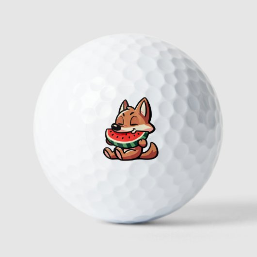 Coyote Watermeloen Golfballen (Voorkant)