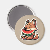 Coyote Watermeloen Magneet (Voorkant / Achterkant)