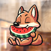 Coyote Watermeloen Raamsticker (Vel 2)