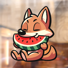 Coyote Watermeloen Raamsticker