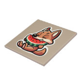 Coyote Watermeloen Tegeltje (Zijkant)