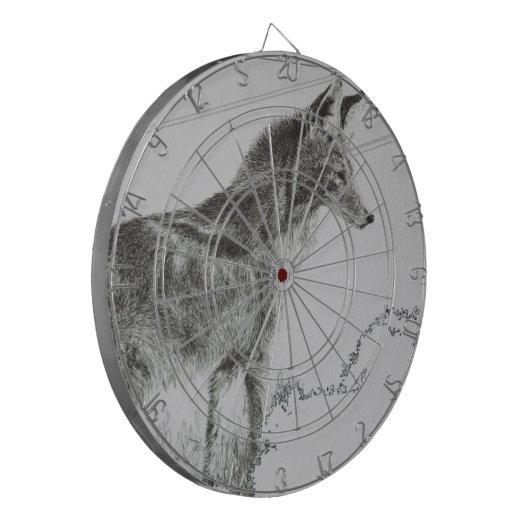 Coyote Wolf Dog Dartbord (Voorkant Links)