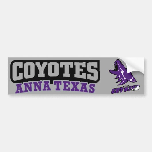 Coyotes bumpersticker (Voorkant)