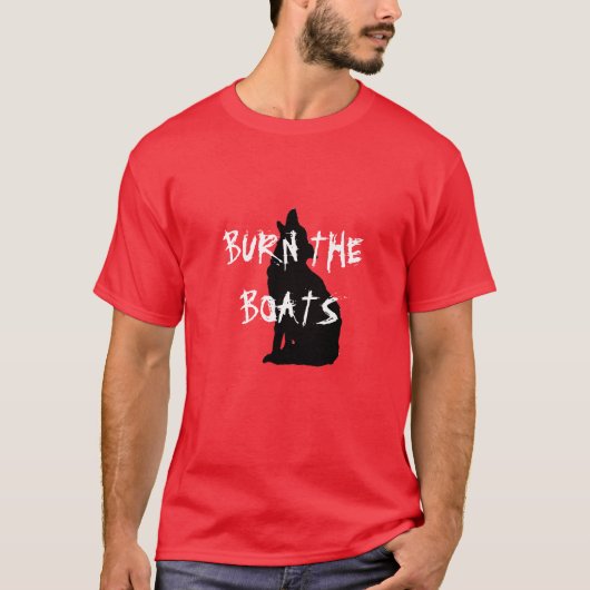 Coyotes Burn de Boats T-shirt (Voorkant)
