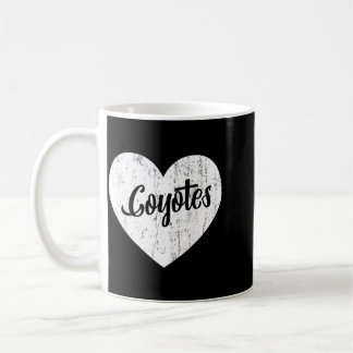 Coyotes School Sport Fan Team Spirit Mascotte Hart Koffiemok