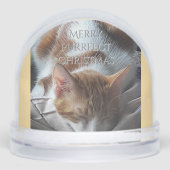 Coz Kitten Snow Globe Christmas Gift Sneeuwbol (Voorkant)