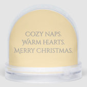 Coz Kitten Snow Globe Christmas Gift Sneeuwbol (Achterkant)