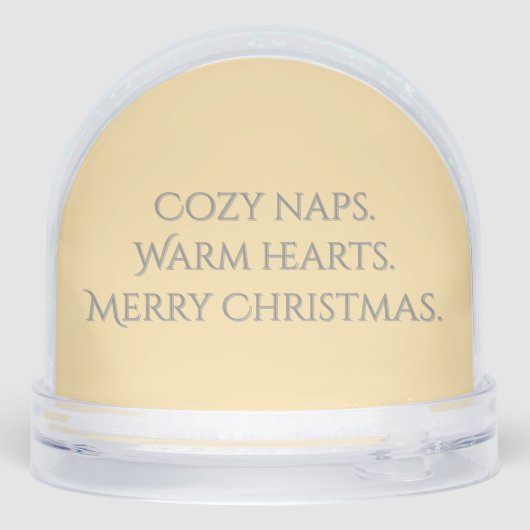 Coz Kitten Snow Globe Christmas Gift Sneeuwbol (Achterkant)