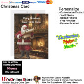 Cozi open haard kerstboom van Sinterklaas 8 Feestdagenkaart