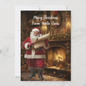 Cozi open haard kerstboom van Sinterklaas 8 Feestdagenkaart (Voorkant)