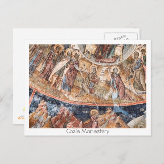 Cozia Monastery Briefkaart (Voorkant / Achterkant)