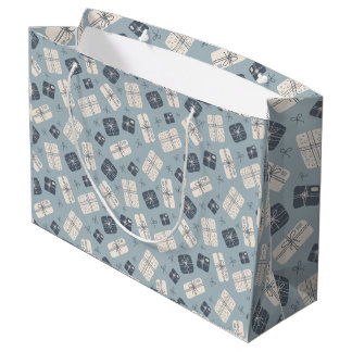 Cozie cadeau dozen Naadloos vectorpatroon Groot Cadeauzakje