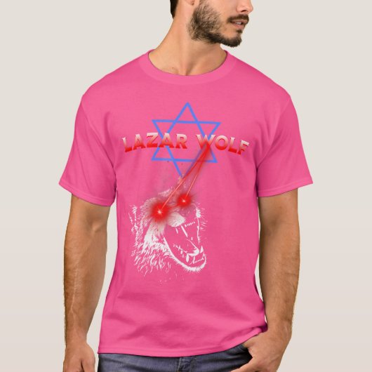 Coziestmerch Fiddler op het dak Lazar Wolf Small T-shirt (Voorkant)