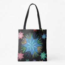 CozmicNinjaStar op een canvas tas