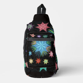 CozmicninjaStar op een draagtas Sling Bag