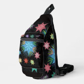 CozmicninjaStar op een draagtas Sling Bag (Rechterhoek)