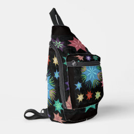 CozmicninjaStar op een draagtas Sling Bag