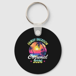 Cozumel 2026 Gezinsvakantie Throwck Retro Strand S Sleutelhanger