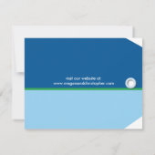 Cozumel Bagage Label Save the Date Aankondiging (Achterkant)