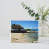 Cozumel Beach Briefkaart (Staand voorkant)