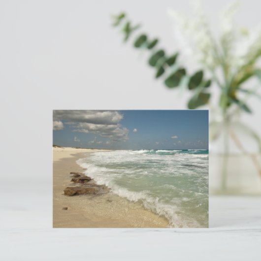 Cozumel Beach Briefkaart (Staand voorkant)