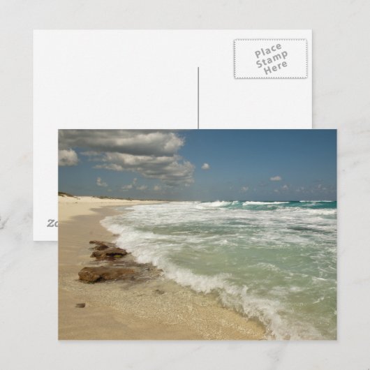Cozumel Beach Briefkaart (Voorkant / Achterkant)