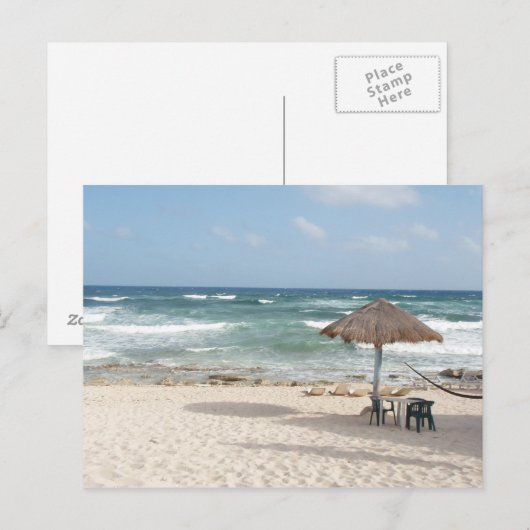 Cozumel Beach Briefkaart (Voorkant / Achterkant)