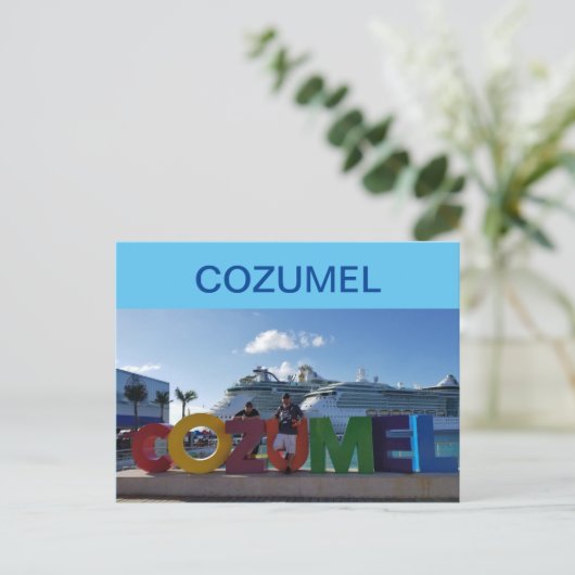 COZUMEL BRIEFKAART (Staand voorkant)