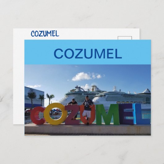 COZUMEL BRIEFKAART (Voorkant / Achterkant)