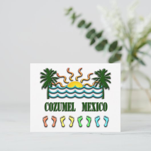 Cozumel Briefkaart (Staand voorkant)