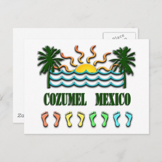 Cozumel Briefkaart (Voorkant / Achterkant)