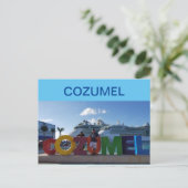 COZUMEL BRIEFKAART (Staand voorkant)