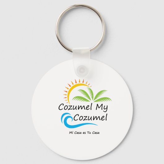 Cozumel Button Sleutelhanger (Voorkant)