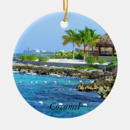 Cozumel Chankanaab Park Travel Ornament (Voorkant)