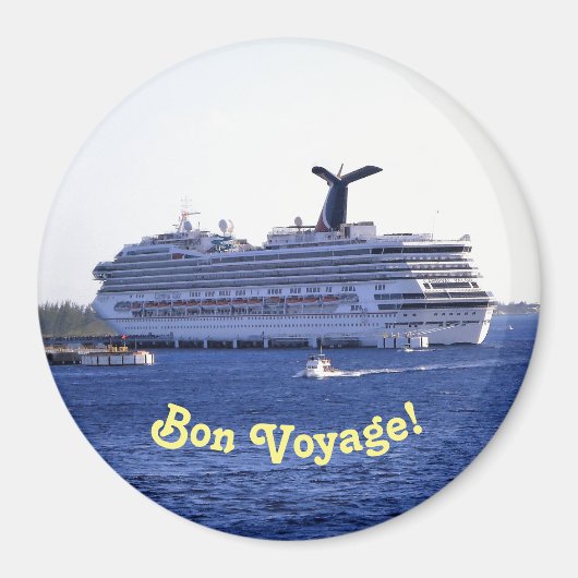 Cozumel Cruise Bezoeker Bon Voyage Magneet (Voorkant)