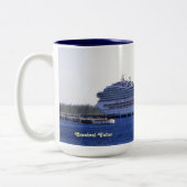 Cozumel Cruise Visit Custom Tweekleurige Koffiemok (Links)