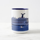 Cozumel Cruise Visit Custom Tweekleurige Koffiemok (Center)