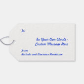Cozumel Cruiseschip Bezoek Custom Cadeaulabel (Achterkant Horizontaal)