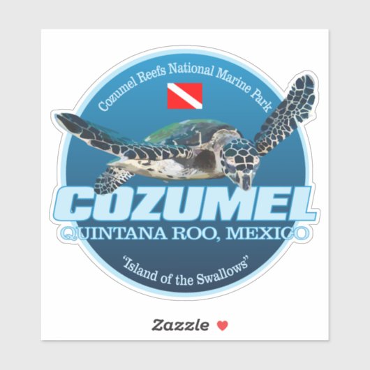 Cozumel (DD2) Sticker (Vel)