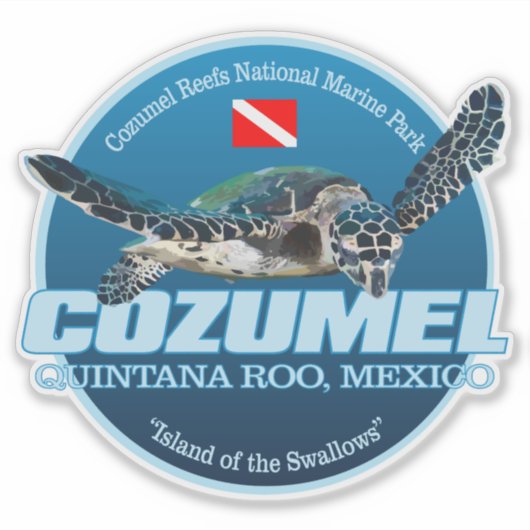 Cozumel (DD2) Sticker (Voorkant)