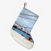 Cozumel Dockside Kleine Kerstsok (Voorkant (Hangend))