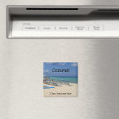 Cozumel, ik Zee Zand en Zon! Magneet (Insitu (Vaatwasser))