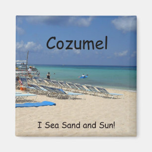 Cozumel, ik Zee Zand en Zon! Magneet