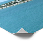 Cozumel Island Tropical Blue Water Poster (Hoek)