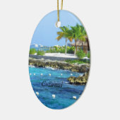 Cozumel-kerstversiering Keramisch Ornament (Links)