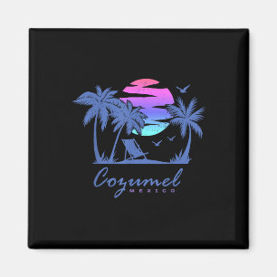 Cozumel Mexico Beach Vakantie Lente Break Honeymo Magneet