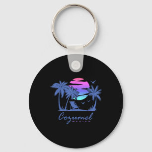 Cozumel Mexico Beach Vakantie Lente Break Honeymo Sleutelhanger