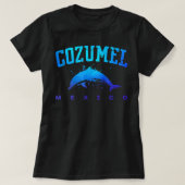 COZUMEL MEXICO Dolphin Lover Beach Vacation Scuba T-shirt (Design voorkant)