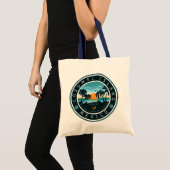 Cozumel Mexico Duiken Zonsondergang Souvenir 80s Tote Bag (Voorkant (product))