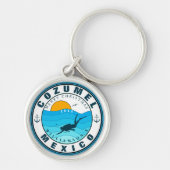 Cozumel Mexico Duikvakantie Souvenir Sleutelhanger (Voorkant)